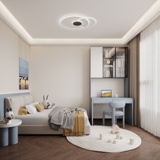 现代二楼男孩房