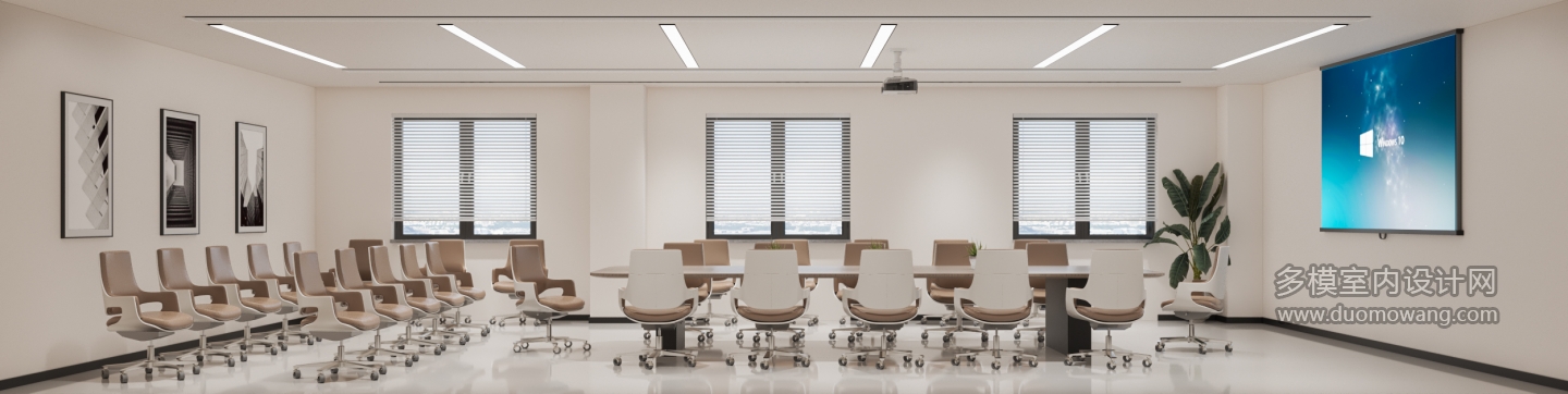 现代会议室单张