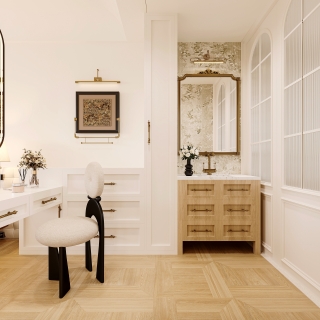 法式自然风主卫