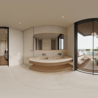 四楼卫生间全景