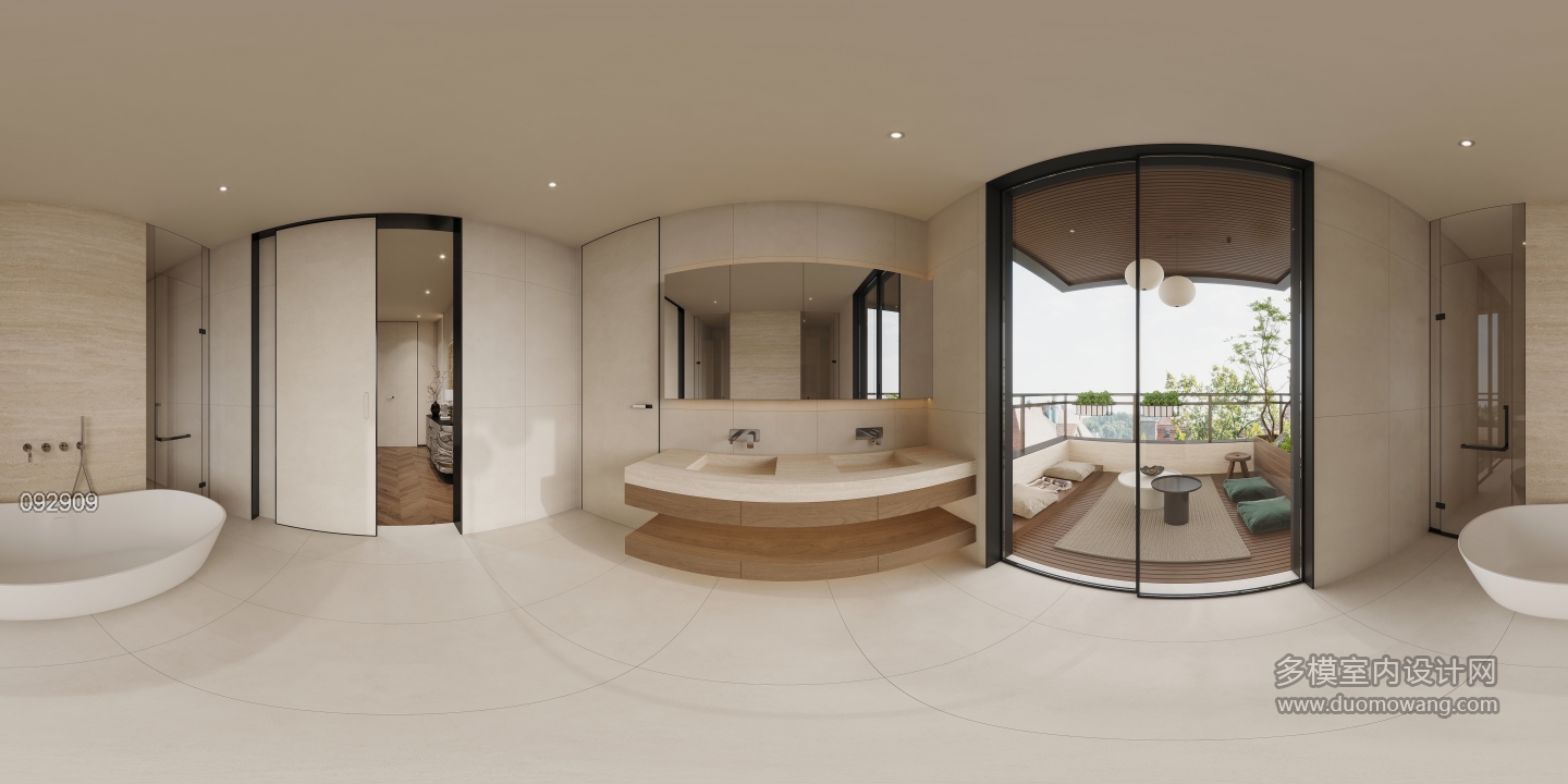 四楼卫生间全景