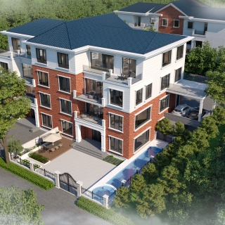 别墅外立面鸟瞰