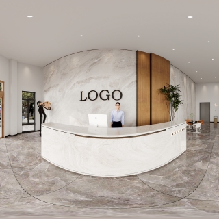 现代一楼大厅全景