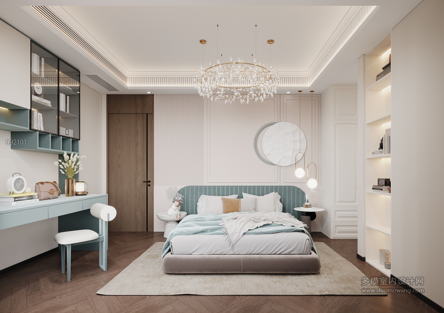 现代二楼女孩房