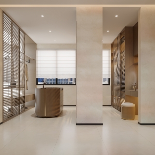 现代二楼衣帽间