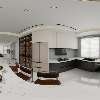 现代简约-二楼餐厅