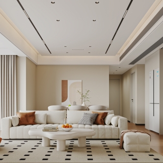 现代客餐厅特写