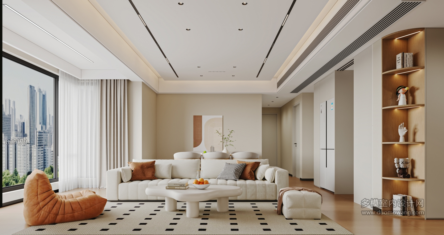 现代客餐厅特写