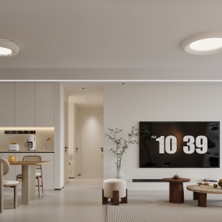 现代电视背景特写