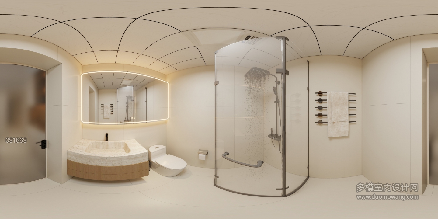 现代简约-卫生间