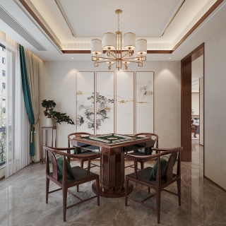 新中式娱乐室单张