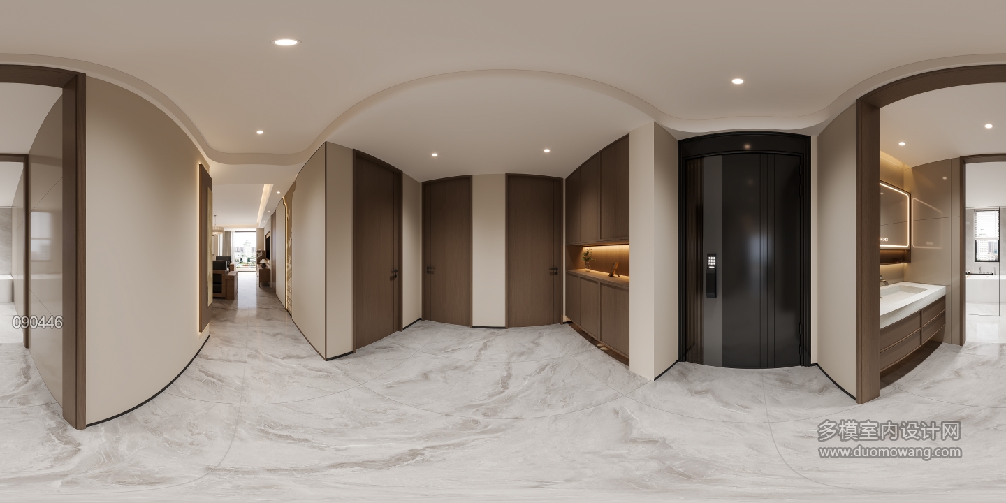 新中式入户全景