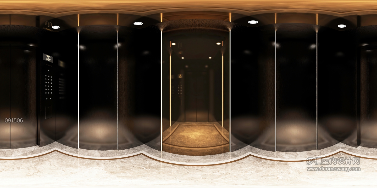 现代电梯厢