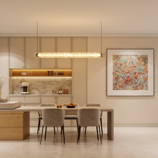 现代负二层餐厅