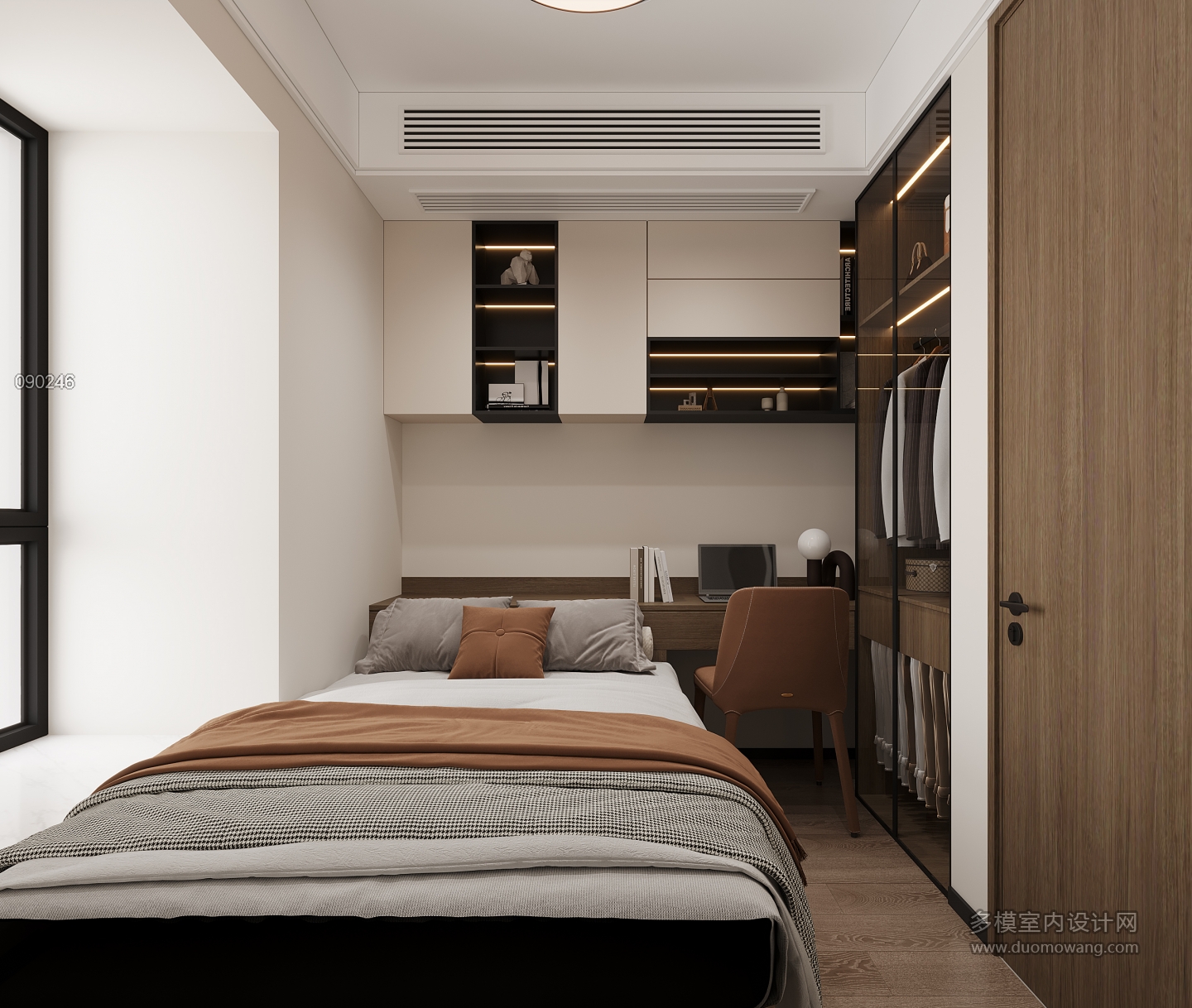 现代靠近卫生间次卧