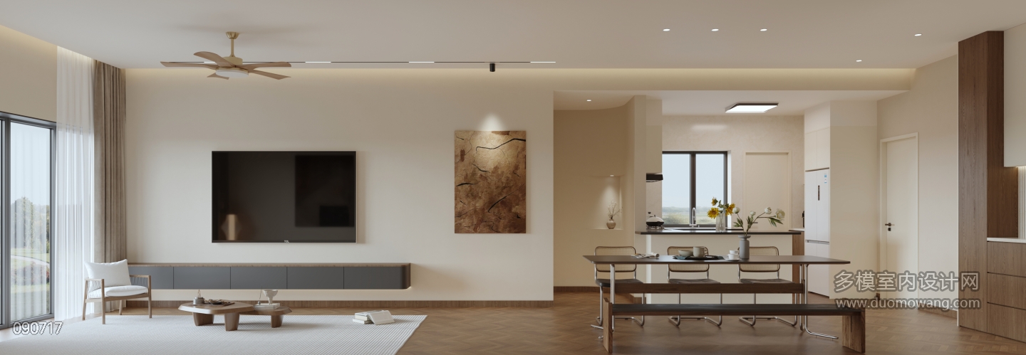 现代 客餐厅 单张1