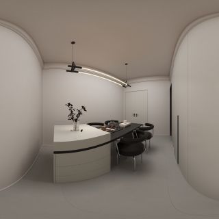 现代黑白灰二楼-多功能