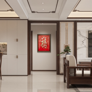 新中式电视背景