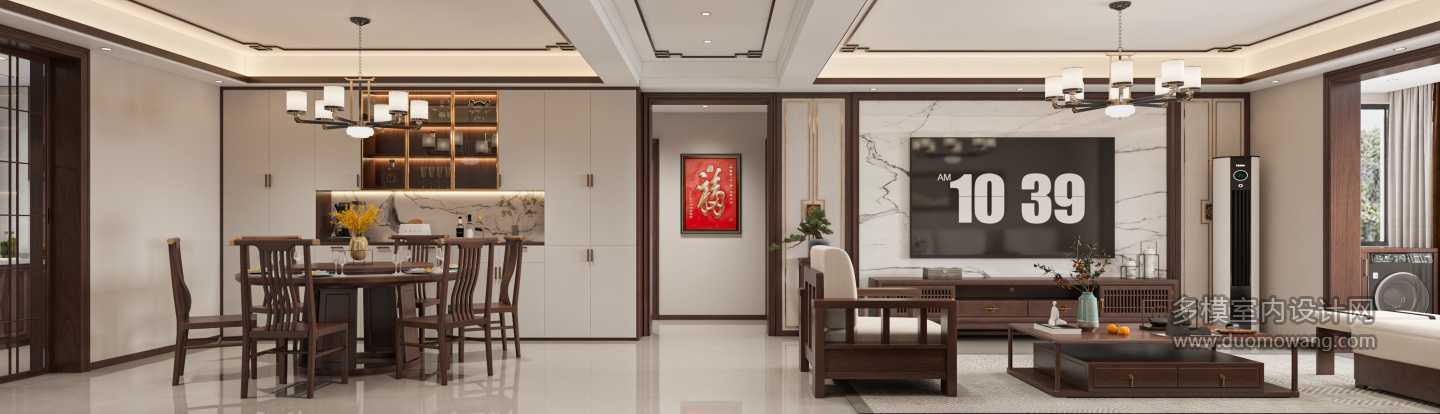 新中式电视背景