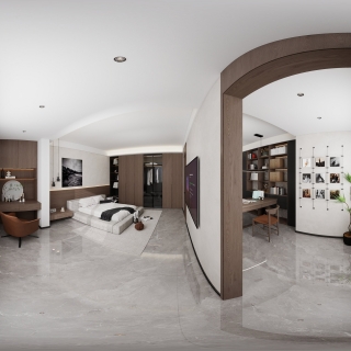 现代简约-二楼卧室