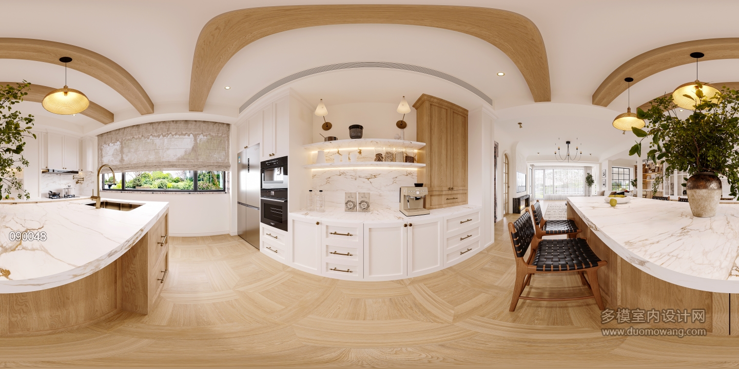 法式自然风厨房360