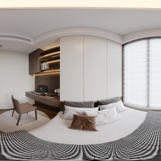 意式榻榻米卧室