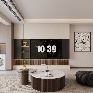 现代电视背景特写