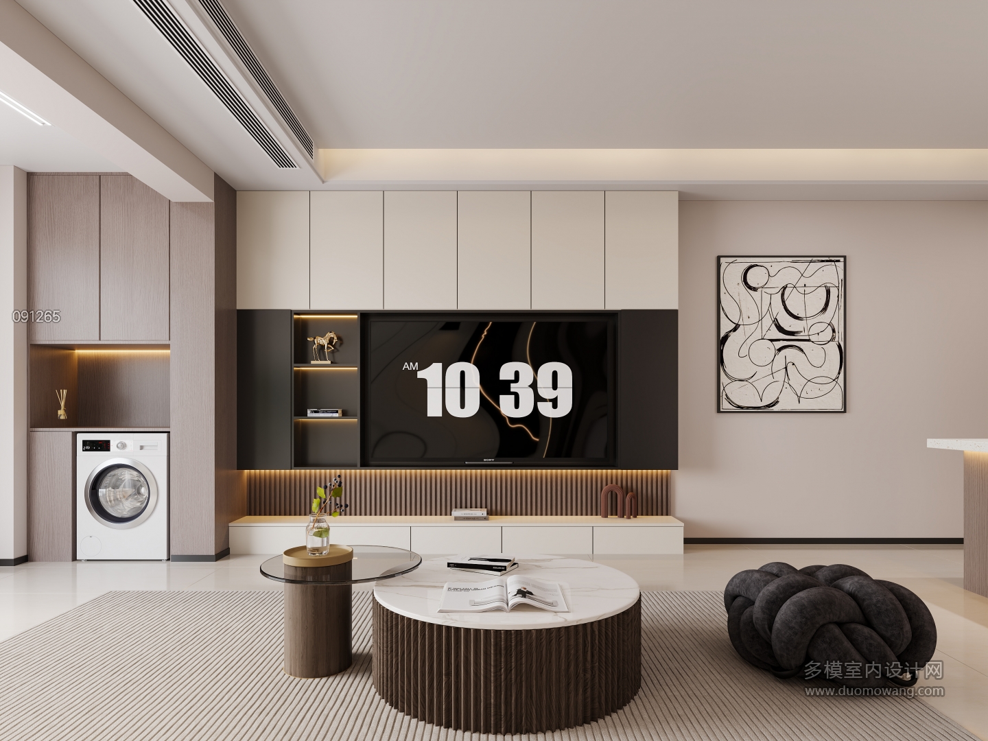 现代电视背景特写