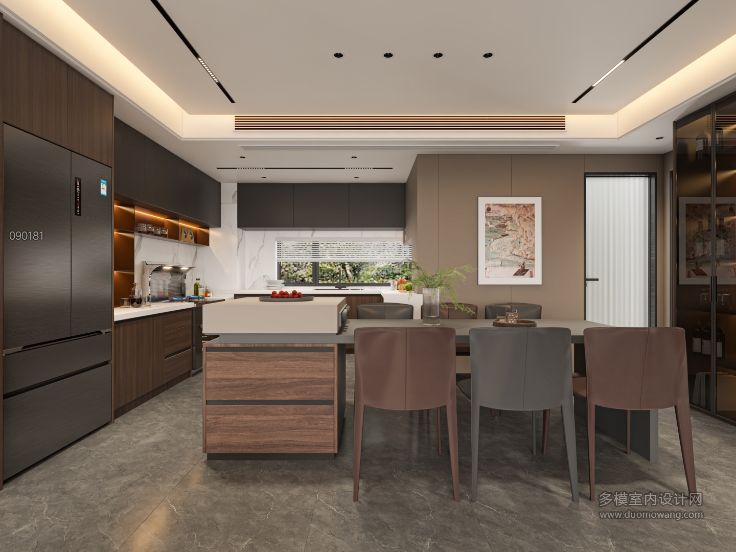 现代餐厅 厨房