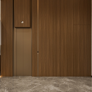 现代地下室电梯厅