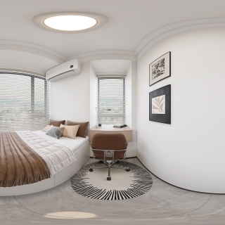 现代小卧全景