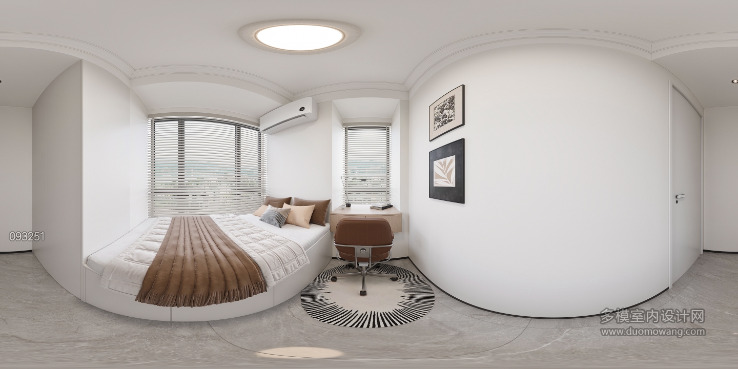 现代小卧全景