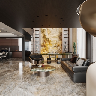 现代茶室特写 (1)