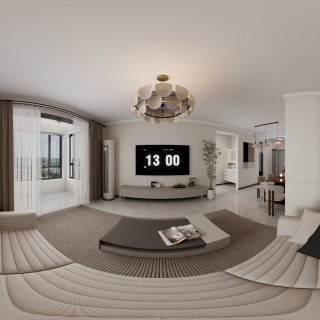 现代中古风客餐厅