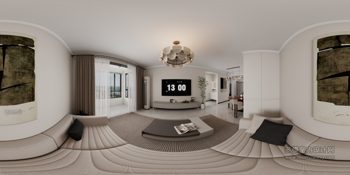 现代中古风客餐厅