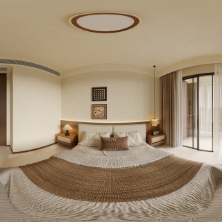 宋式美学 次卧 全景