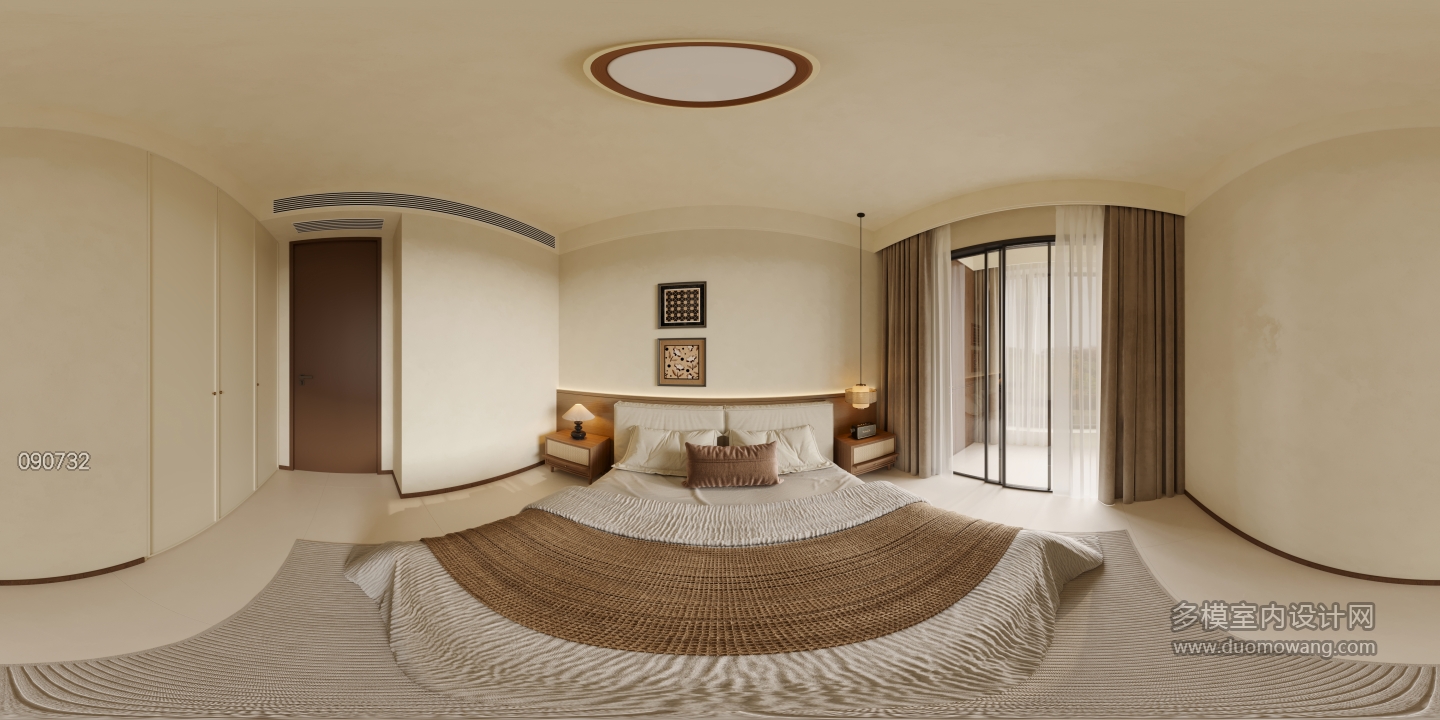 宋式美学 次卧 全景