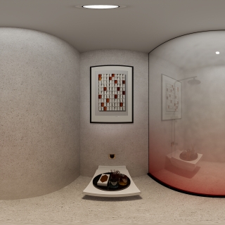 现代卫生间全景