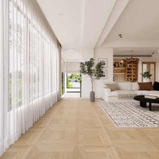 法式自然风阳台透视