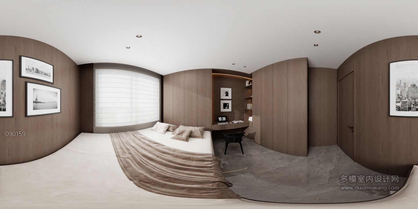 现代-二层南次卧