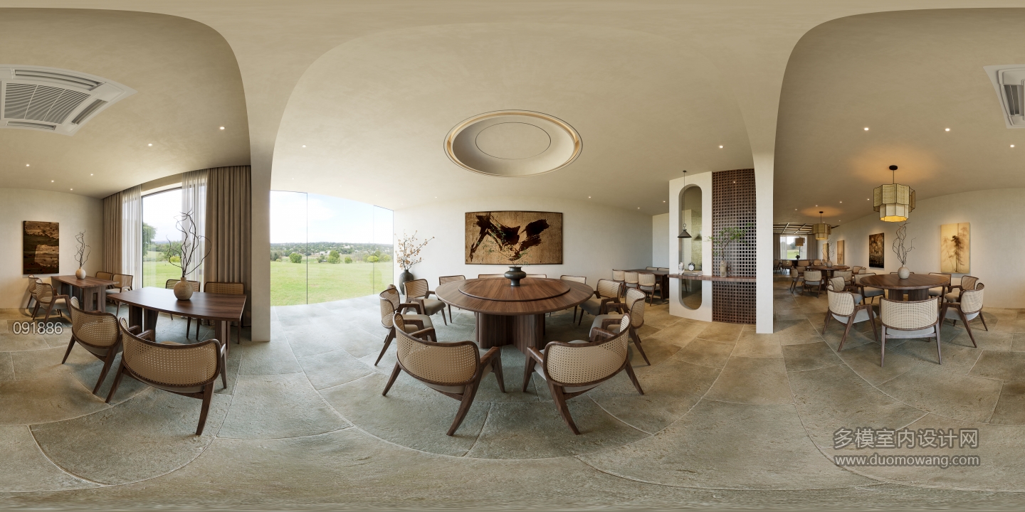 侘寂风宴会厅360