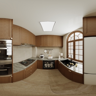 西班牙厨房全景