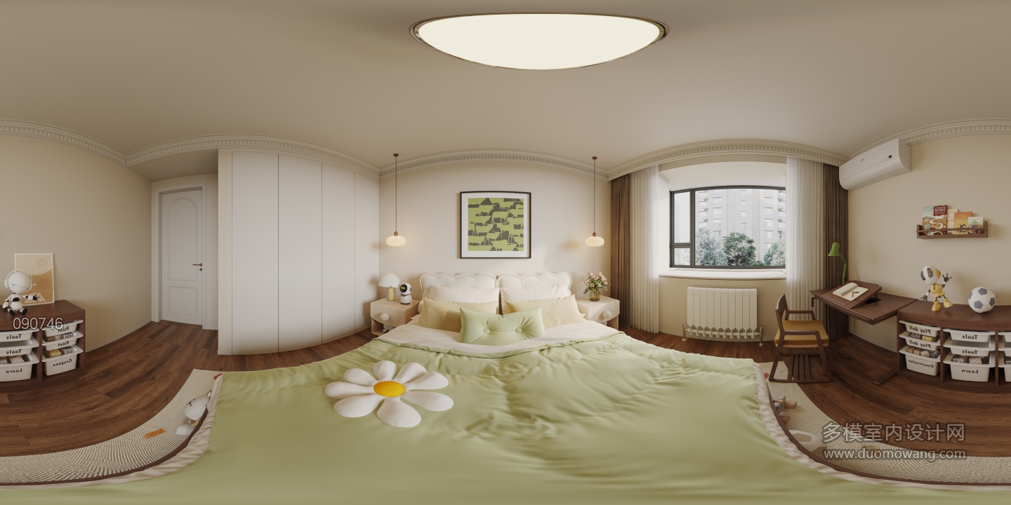 次卧室全景