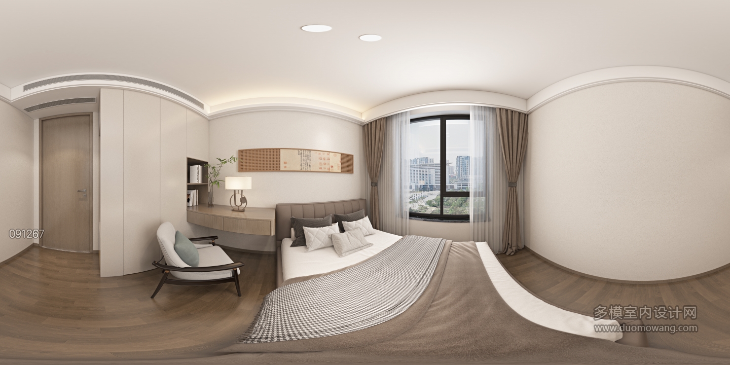 现代 老人房 全景