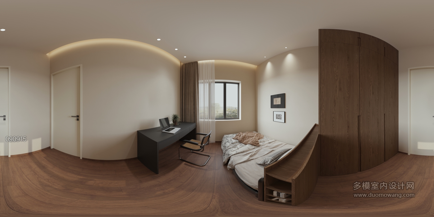 现代 次卧2 全景