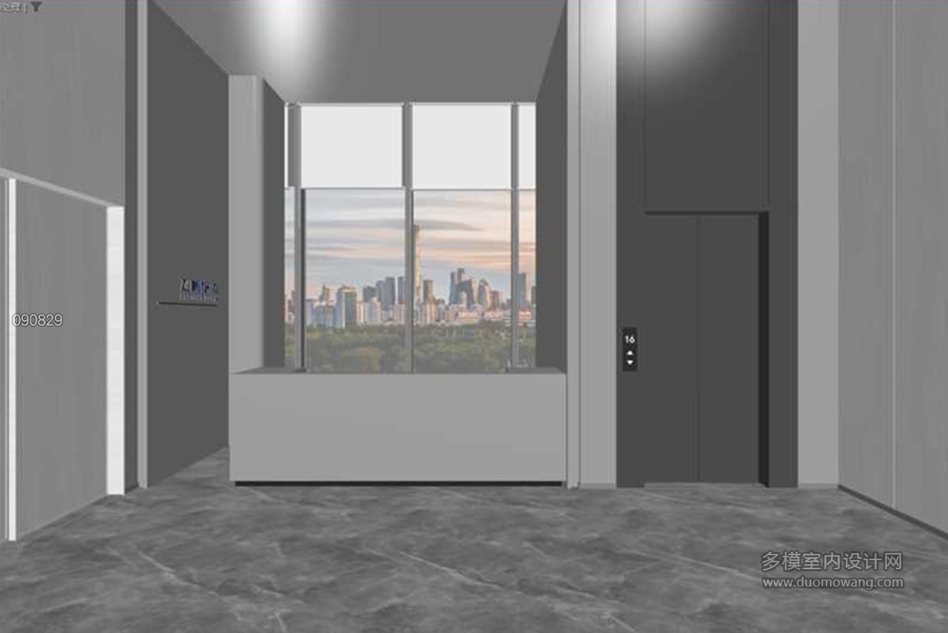 现代电梯厅