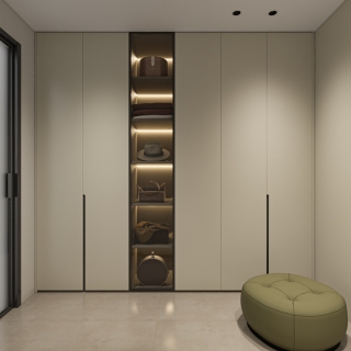 现代主卧衣帽间