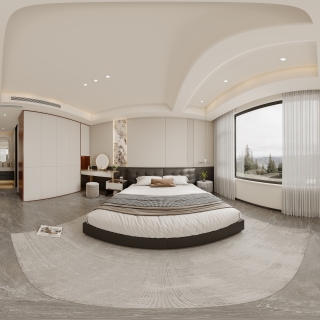 现代四层次卧全景