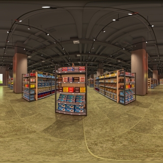 现代百货超市全景4