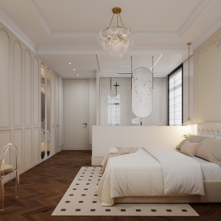 法式-二层卧室1特写2